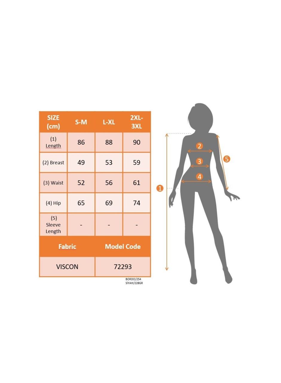 Kadın Sıfır Kol şerit Detaylı V Yaka Viskon Elbise