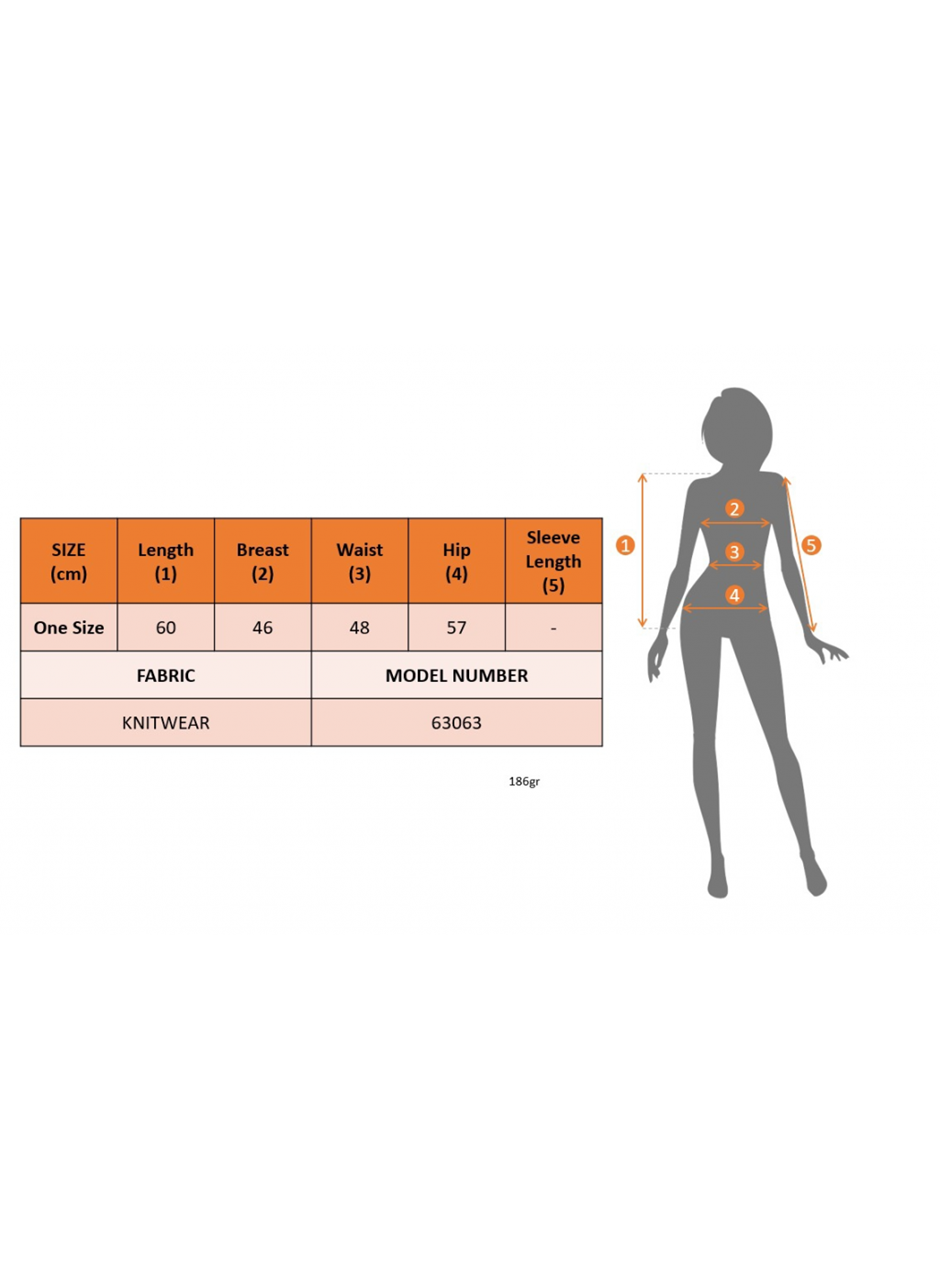 Kadın Askılı Yuvarlak Yaka Salaş Triko Bluz
