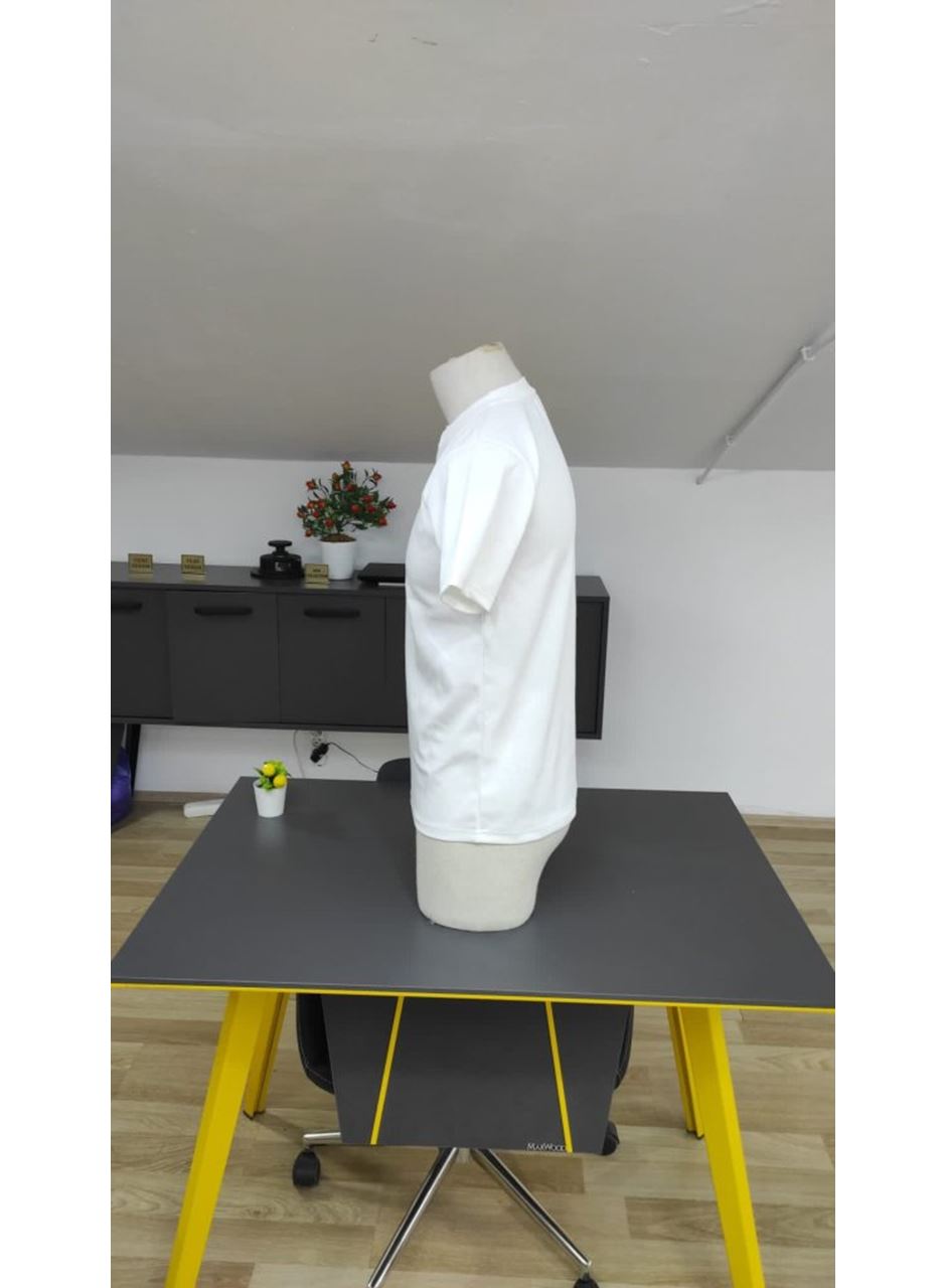 Erkek Kısa Kollu Bisiklet Yaka Burgu Tişört