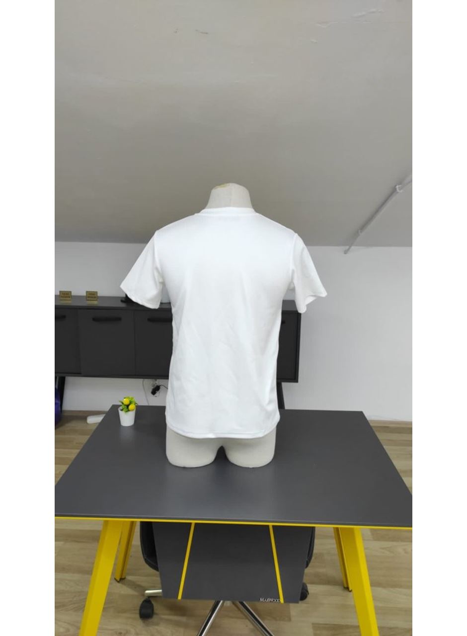 Erkek Kısa Kollu Bisiklet Yaka Burgu Tişört