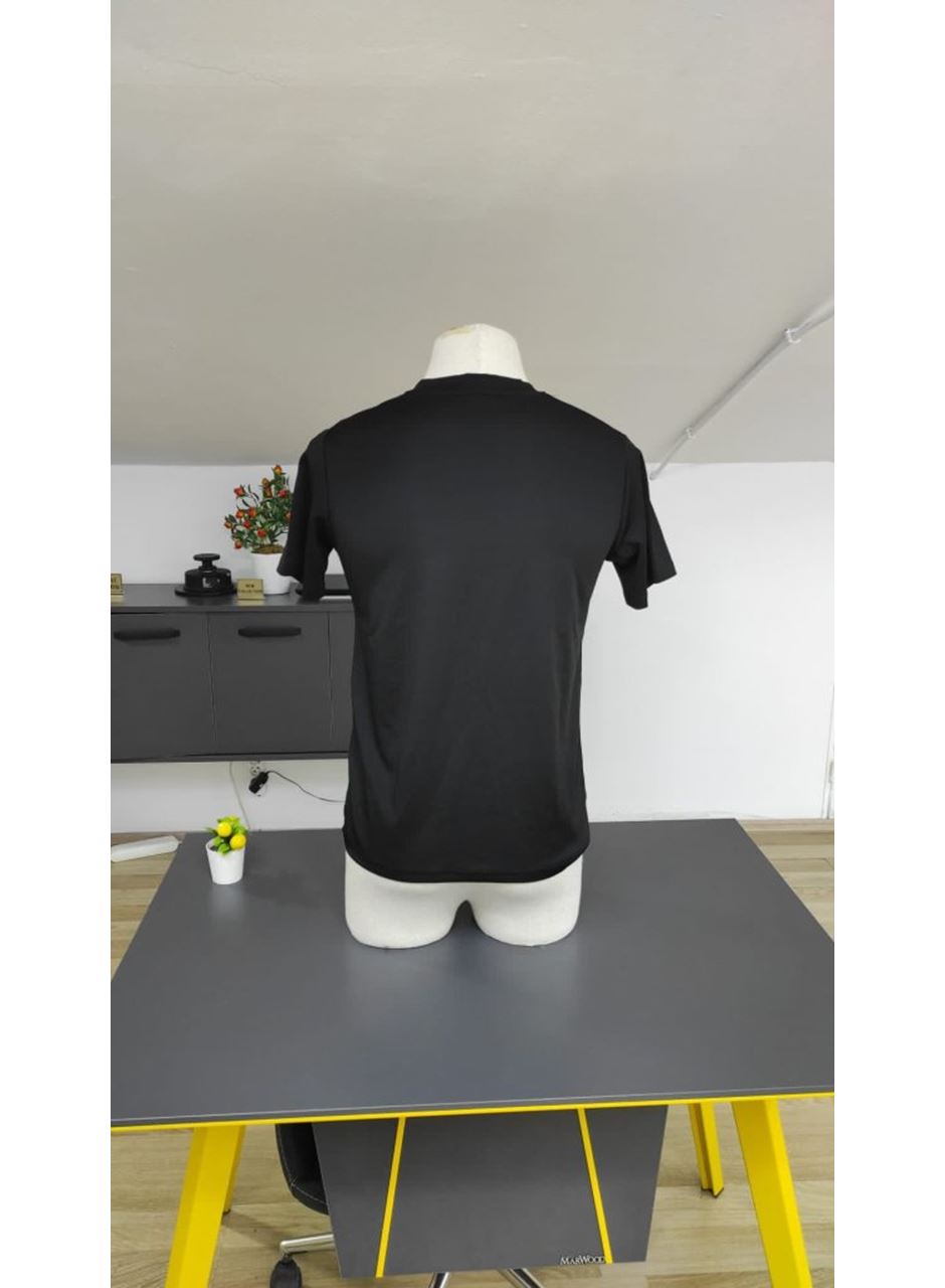 Erkek Kısa Kollu Bisiklet Yaka Burgu Tişört