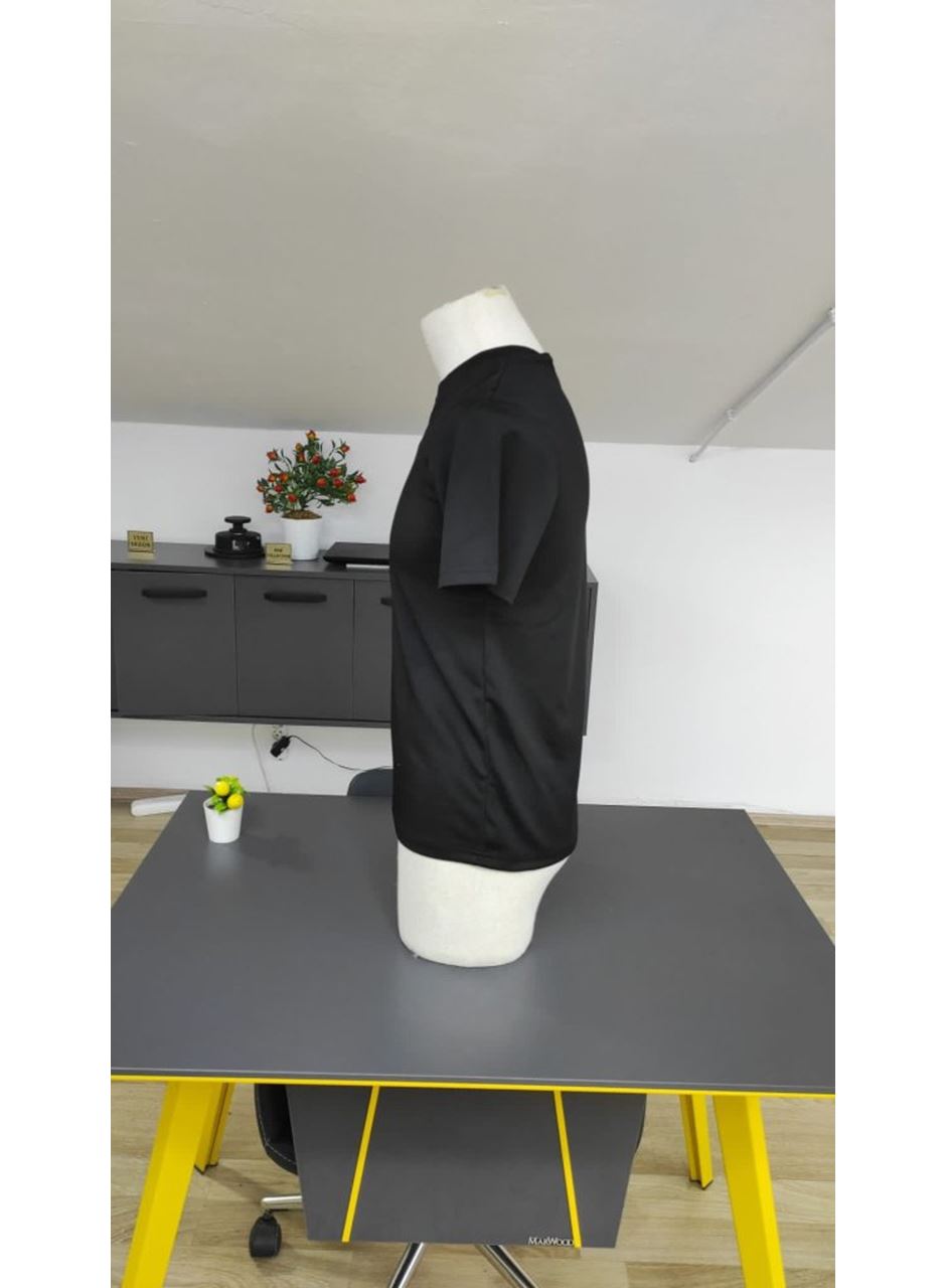 Erkek Kısa Kollu Bisiklet Yaka Burgu Tişört