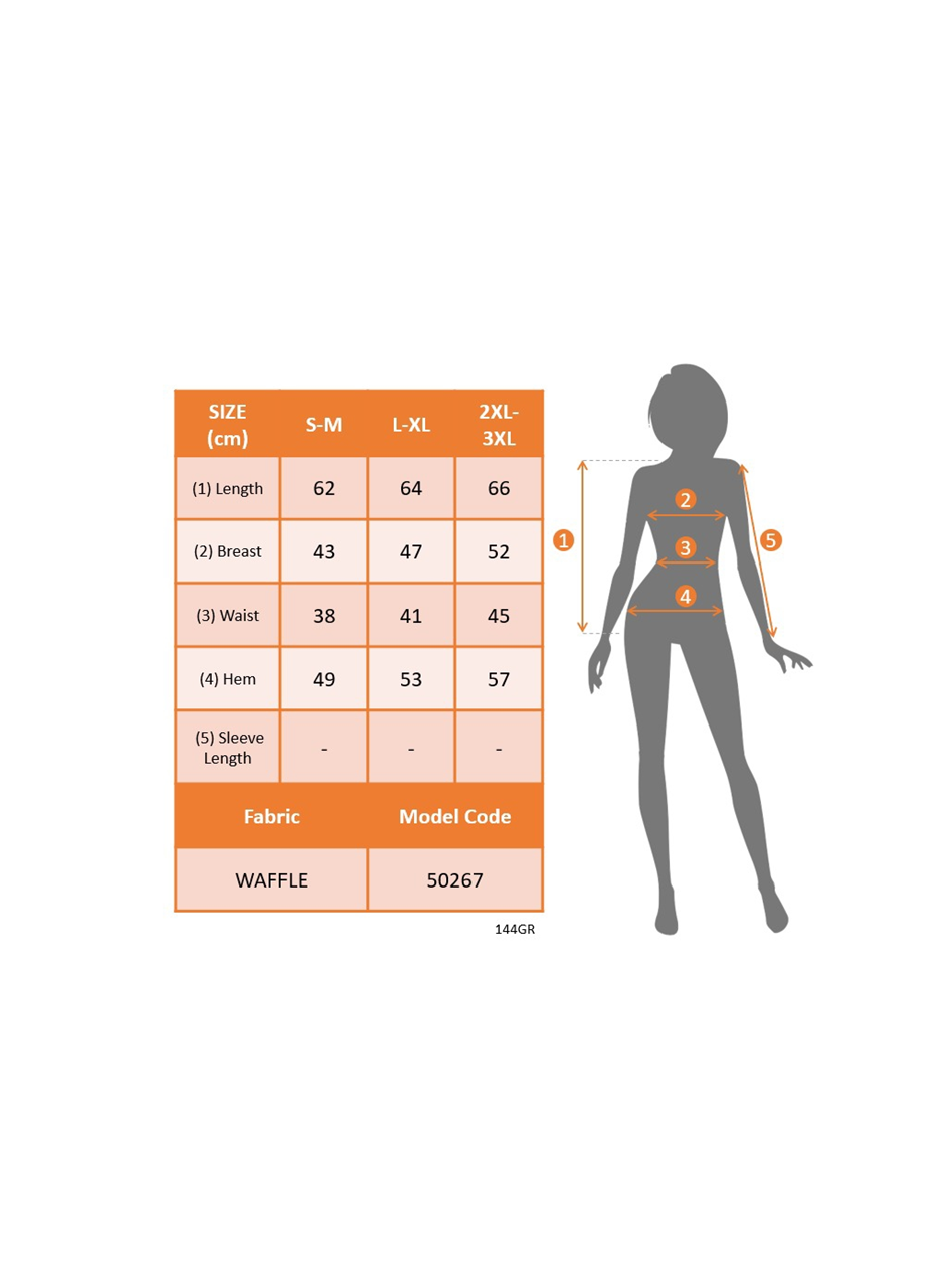 Kadın Kruvaze Yaka Askı Halka Aksesuar Detay Waffle Bluz