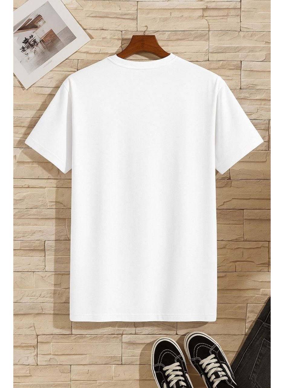 Erkek Kısa Kollu V Yakalı Viskon Tişört