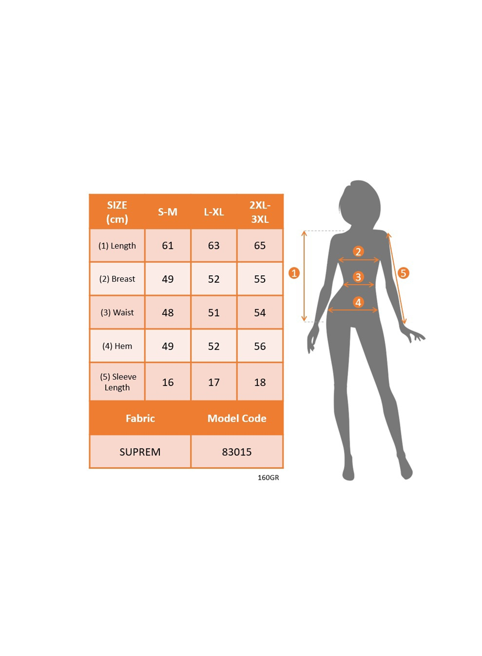 Kadın Kısa Kollu Bisiklet Yaka çiçek Baskılı Süprem Bluz