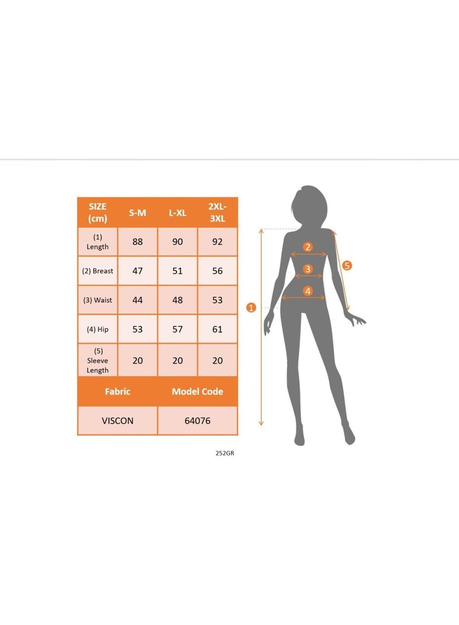 Kadın Kısa Kollu Bisiklet Yaka Desenli Viskon Elbise