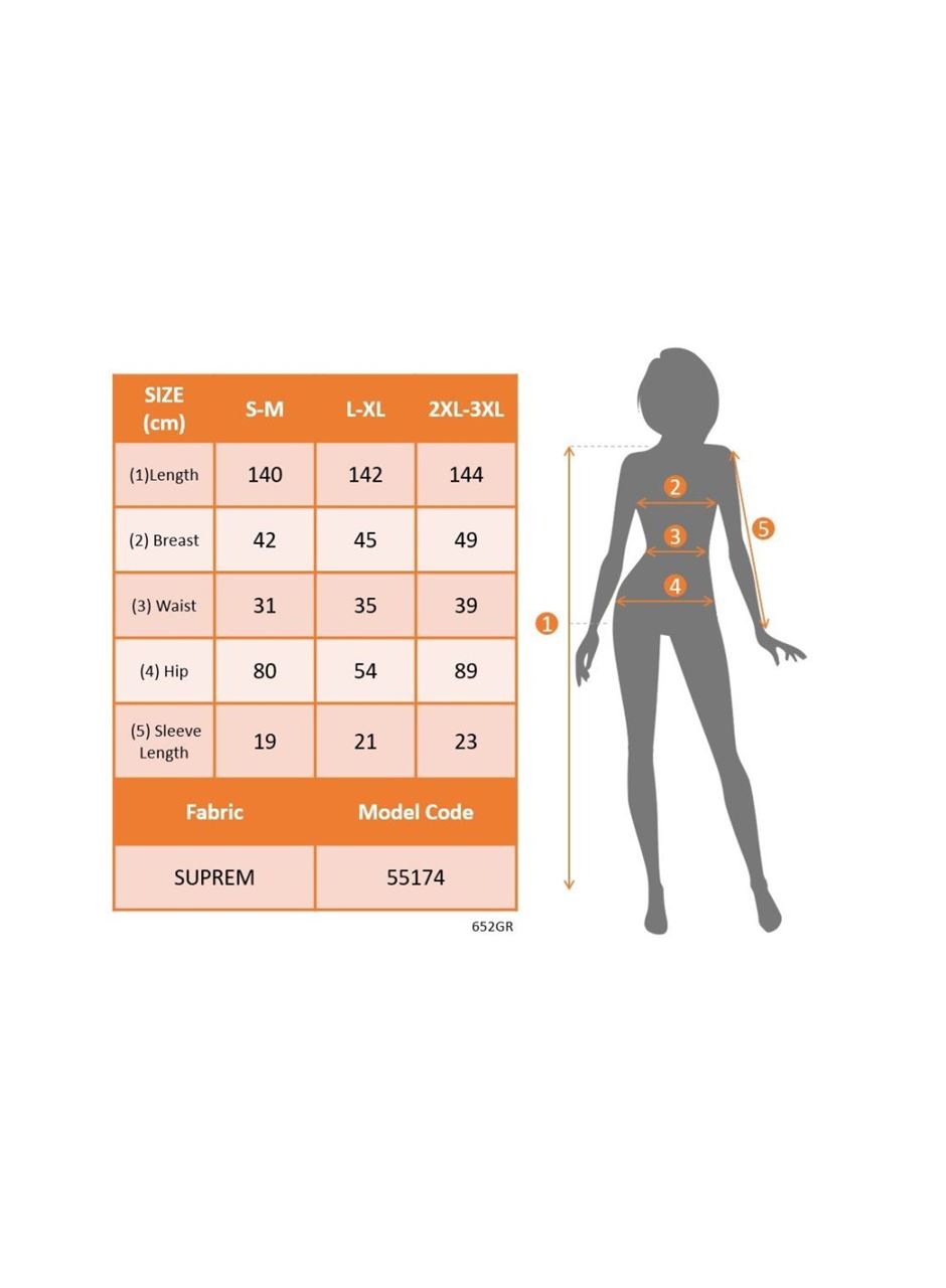 Kadın Kısa Kollu Kruvaze Yaka Beli Lastikli Süprem