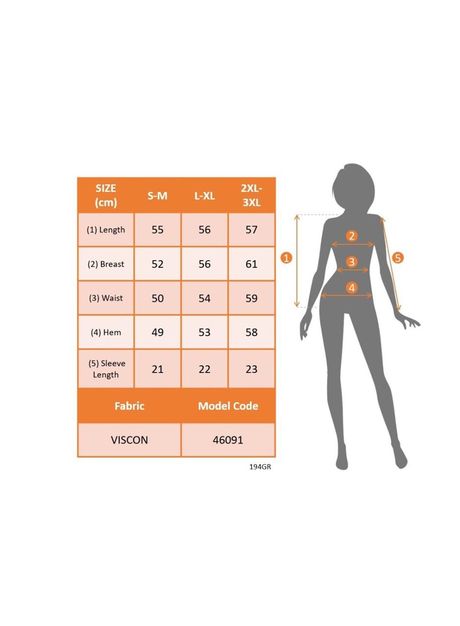 Kadın Kısa Kollu V Yakalı Viskon Bluz
