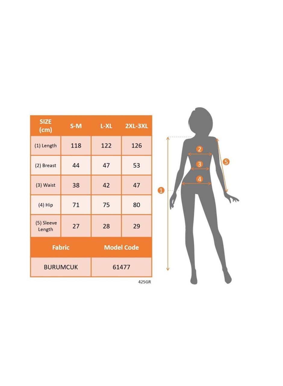 Kadın Kısa Kollu Yakası Açık Katlı Bürümcük Balon Elbise