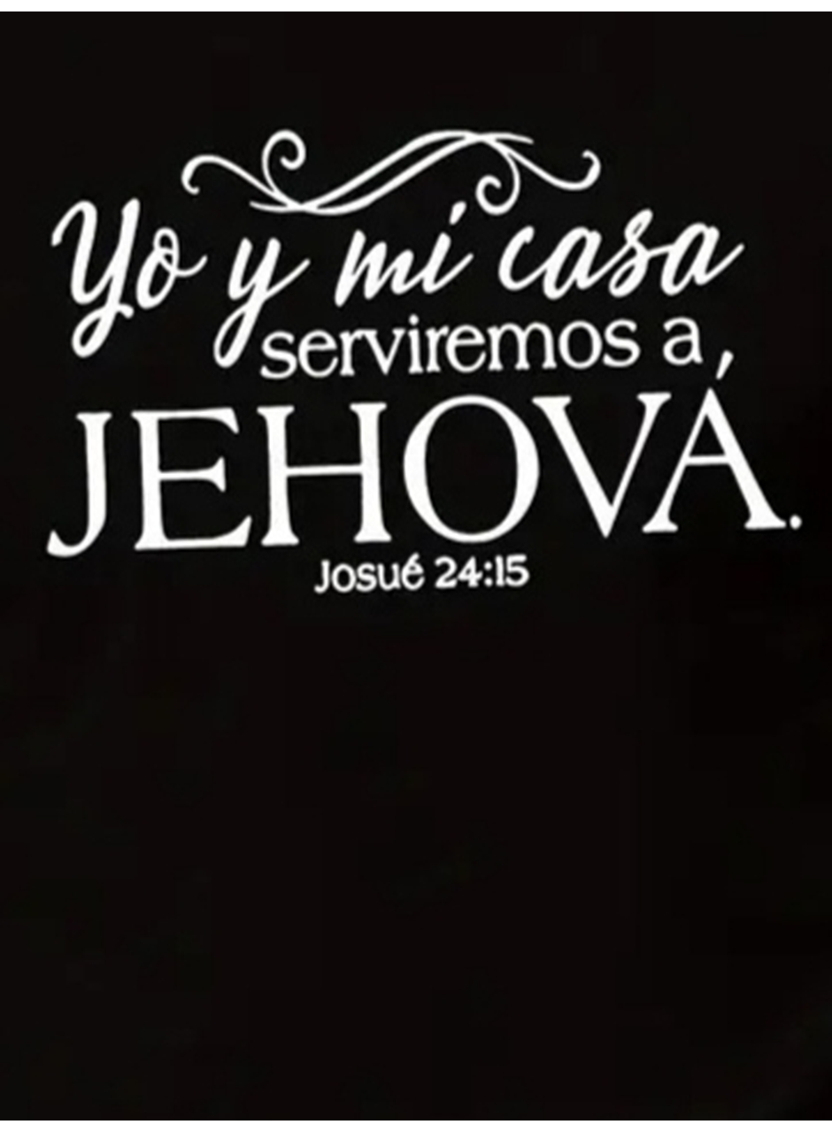 Erkek Jehova Baskılı Süprem T-shirt