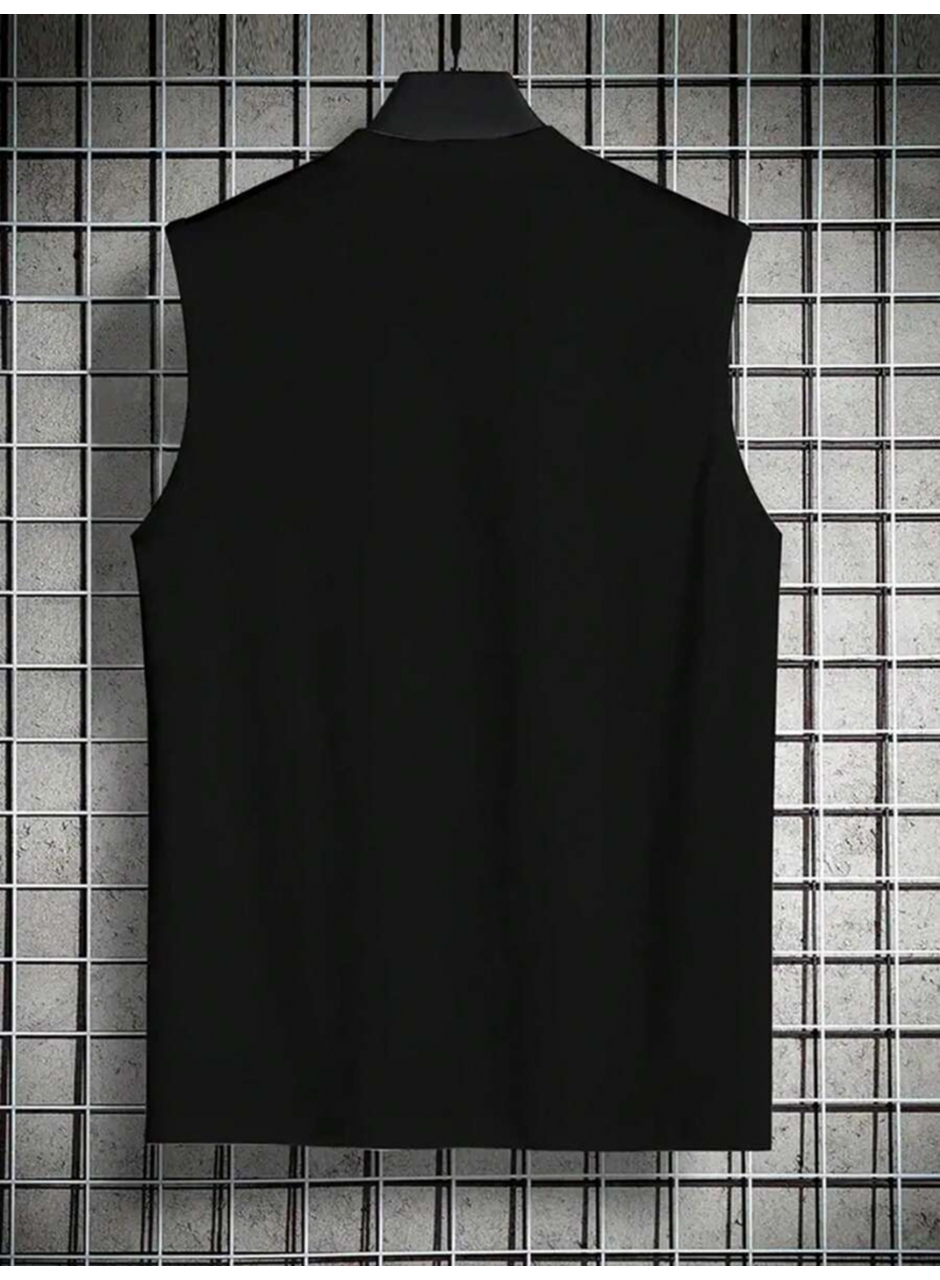 Erkek Sıfır Kol Victory Baskılı Süprem Tişört