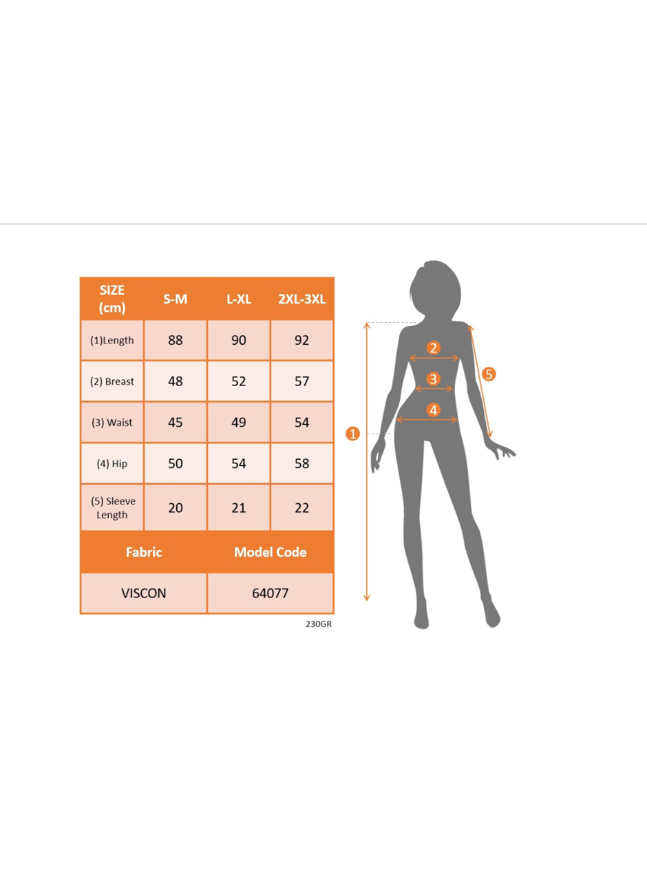 Kadın Kısa Kollu Bisiklet Yaka Kalp Desenli Viskon Elbise