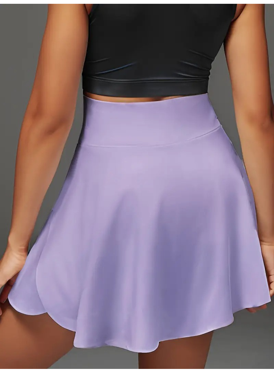 Kadın Yüksek Bel Cepli Sandy Short Etek