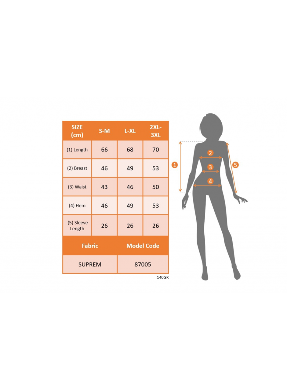 Kadın Kısa Kollu Kolları Volanlı Baskılı Süprem Bluz