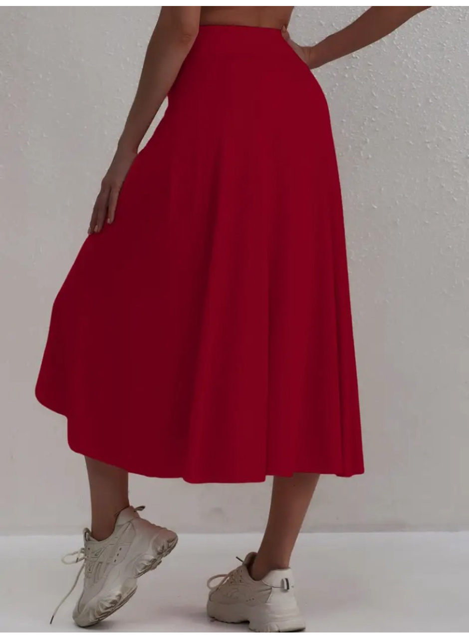 Kadın Cep Detay Taytlı Sandy Etek