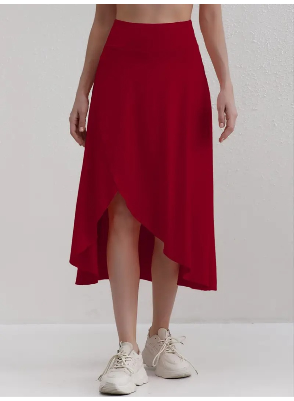 Kadın Cep Detay Taytlı Sandy Etek