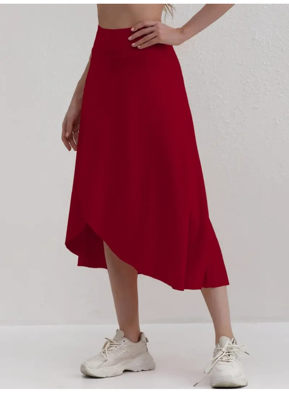 Kadın Cep Detay Taytlı Sandy Etek