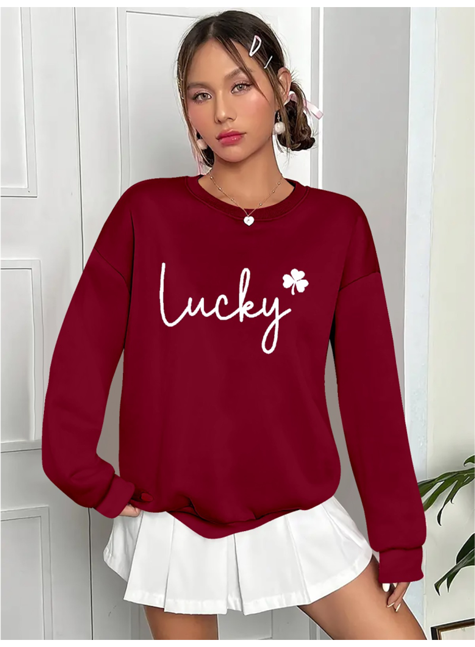 Kadın Uzun Kollu Bisiklet Yaka Viskon Iki Iplik Bluz