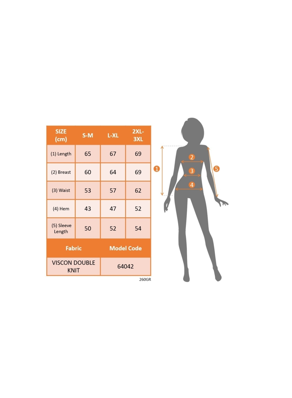 Kadın Uzun Kollu Bisiklet Yaka Desenli Viskon Iki Iplik Bluz