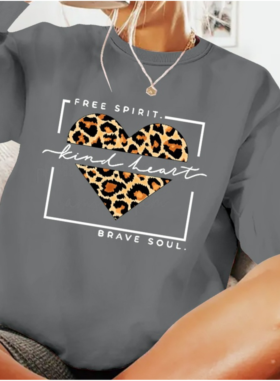 Kadın Uzun Kollu Bisiklet Yaka Desenli Viskon Iki Iplik Bluz