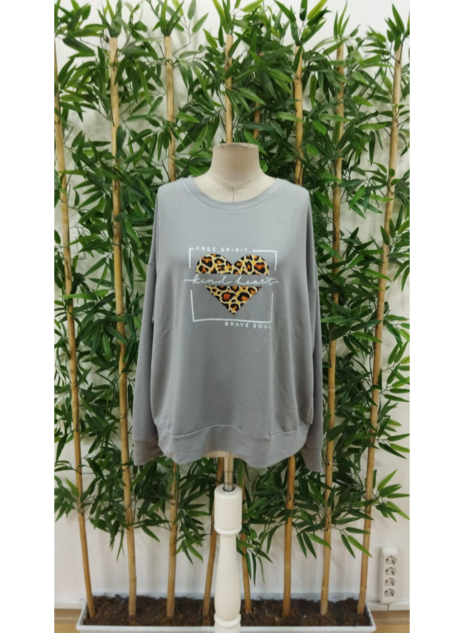 Kadın Uzun Kollu Bisiklet Yaka Desenli Viskon Iki Iplik Bluz