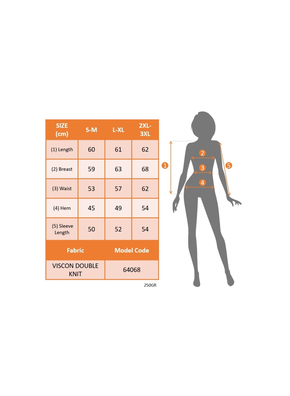 Kadın Uzun Kollu Bisiklet Yaka Desenli Viskon Iki Iplik Bluz