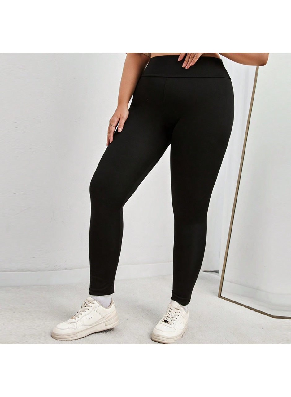 Kadın Yüksek Bel Dalgıç Spor Tayt