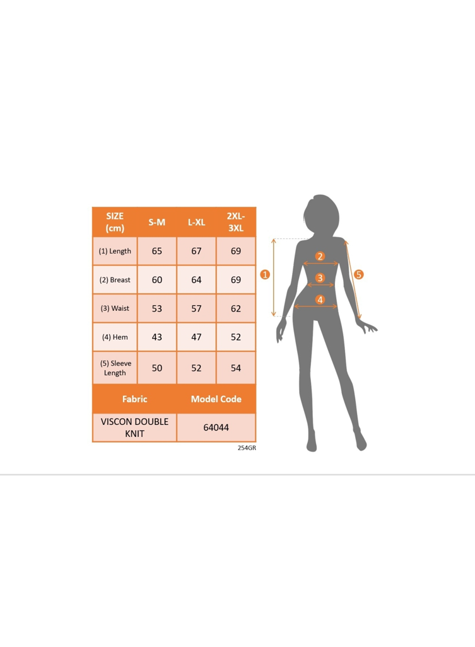 Kadın Uzun Kollu Bisiklet Yaka Desenli Viskon Iki Iplik Bluz