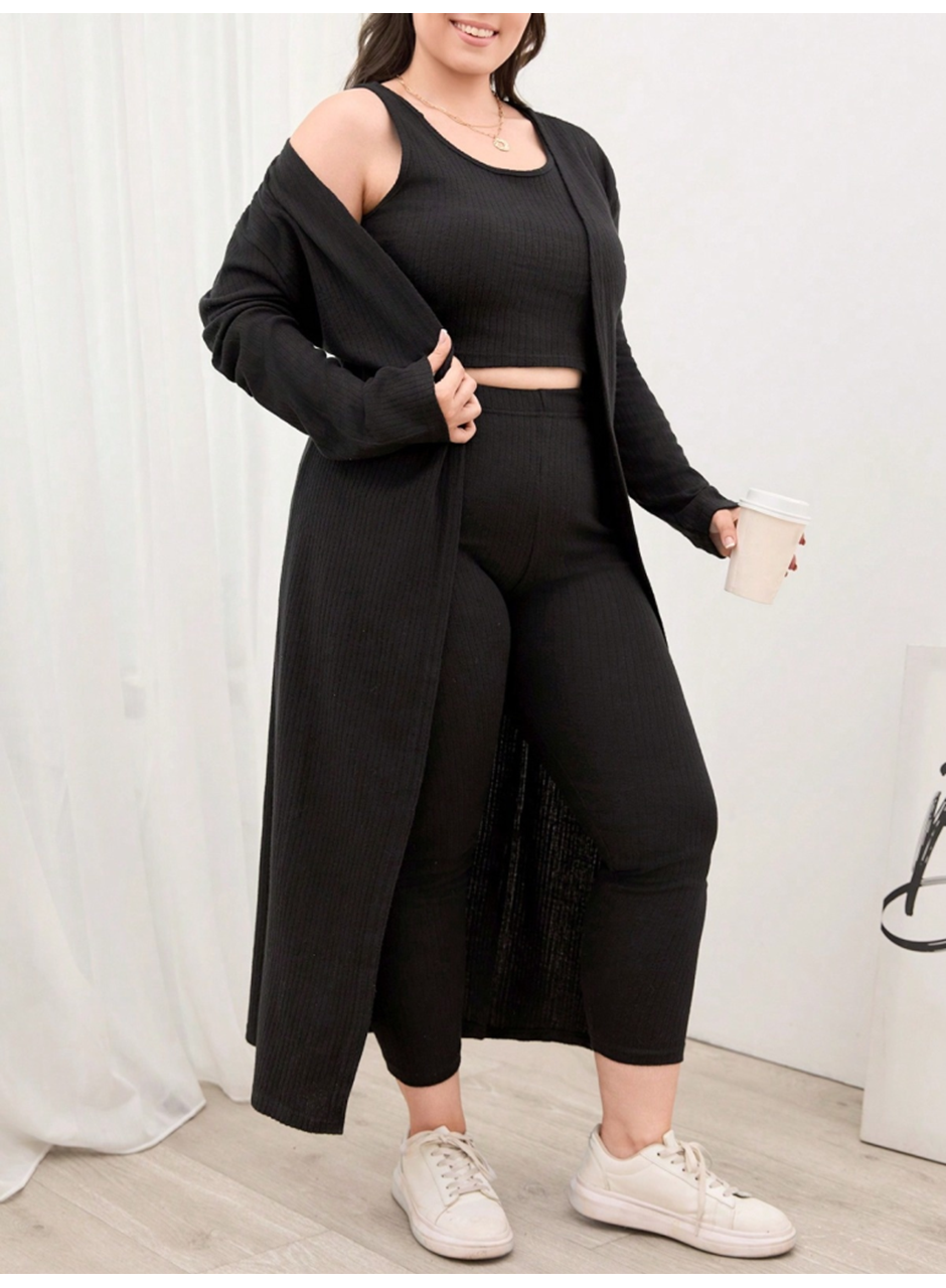 Kadın Uzun Kollu Hırka Atlet Ve Eşofman Yün Viskon üçlü Takım