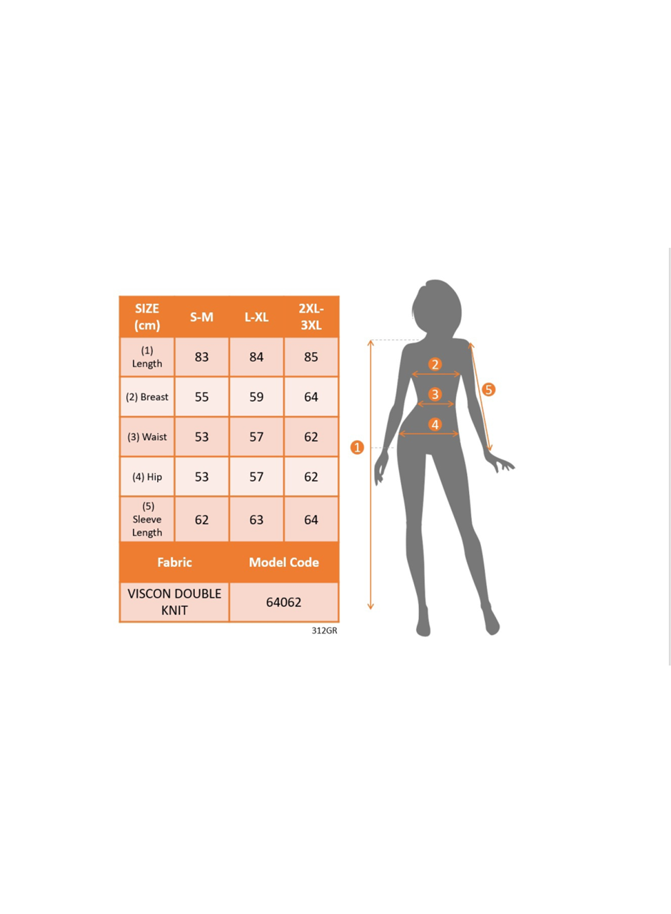 Kadın Uzun Kollu Bisiklet Yaka Kısa Viskon Iki Iplik Elbise