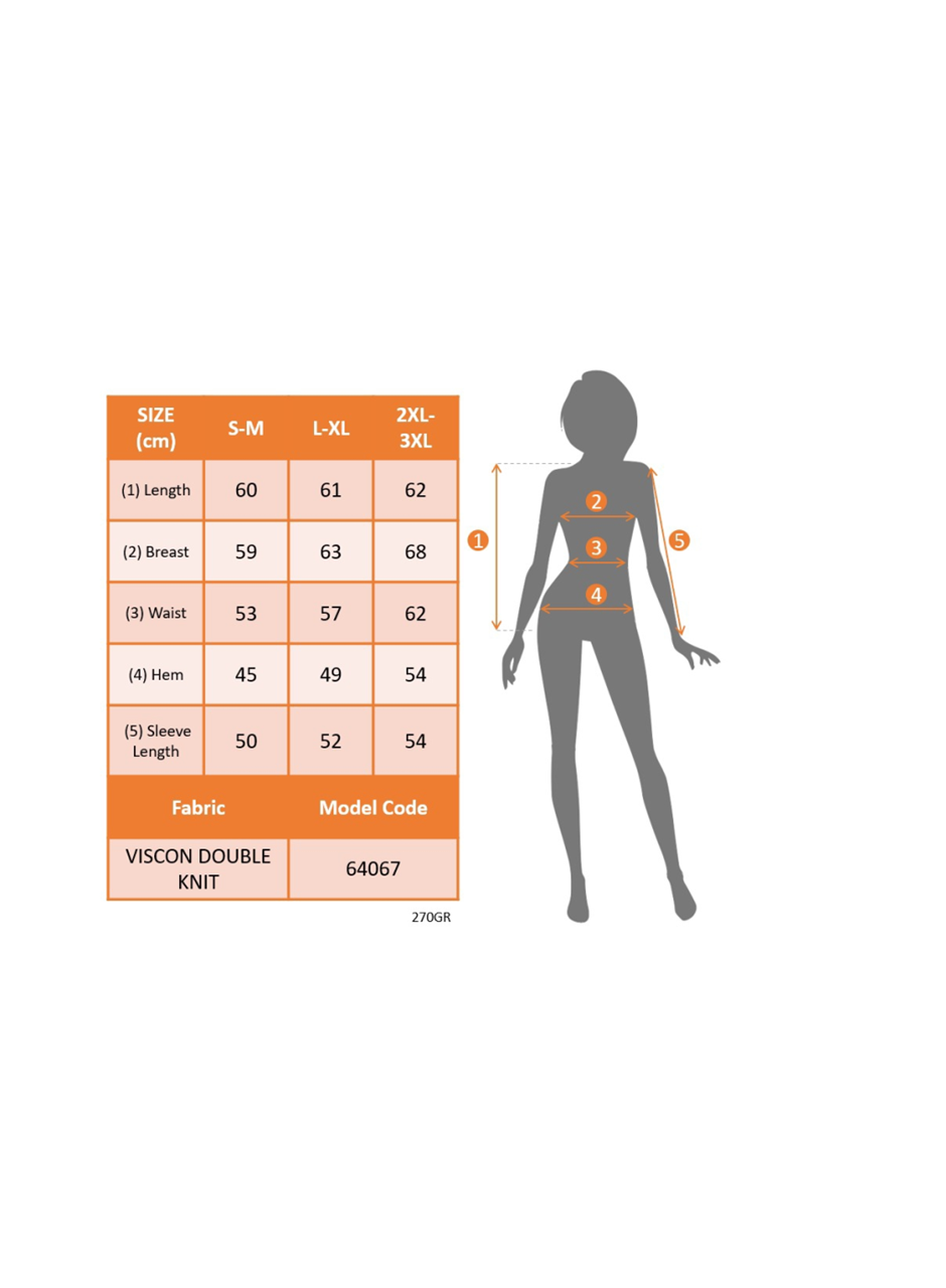 Kadın Uzun Kollu Bisiklet Yaka Viskon Iki Iplik Bluz