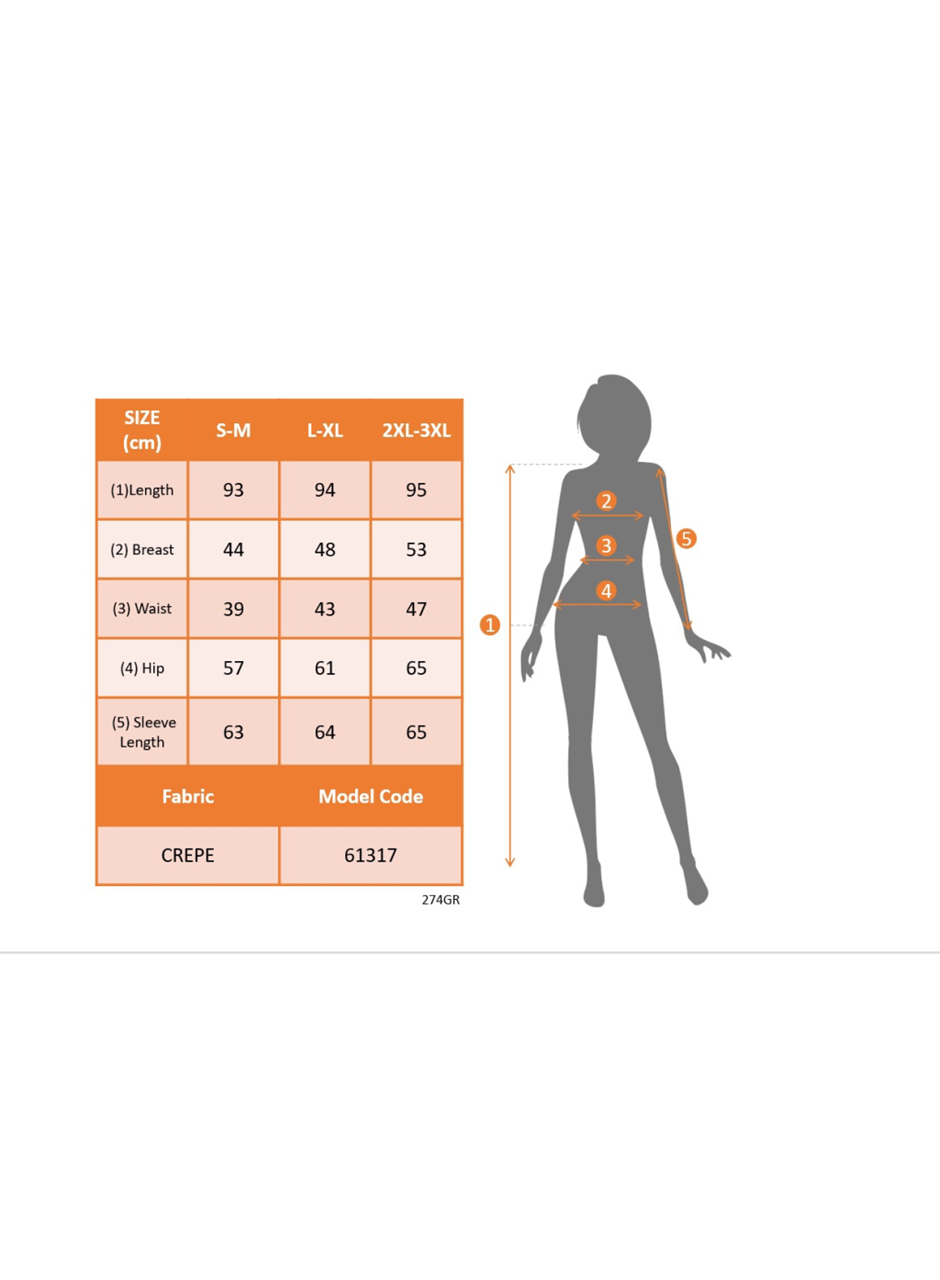 Kadın Balıkçı Yaka Uzun Kollu çiçek Desenli Krep Elbise