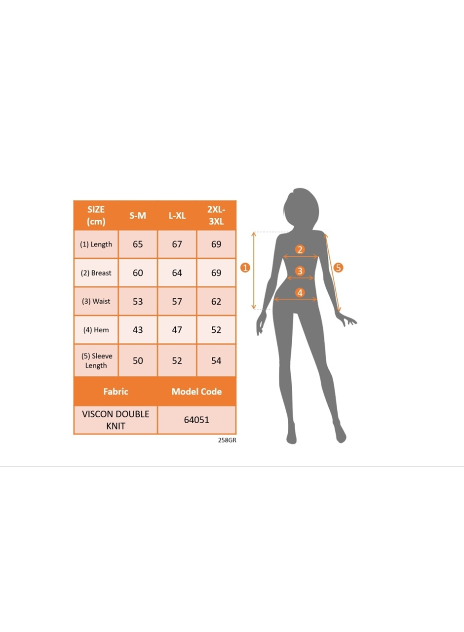 Kadın Uzun Kollu Bisiklet Yaka Geyik Desenli Viskon Iki Iplik Bluz