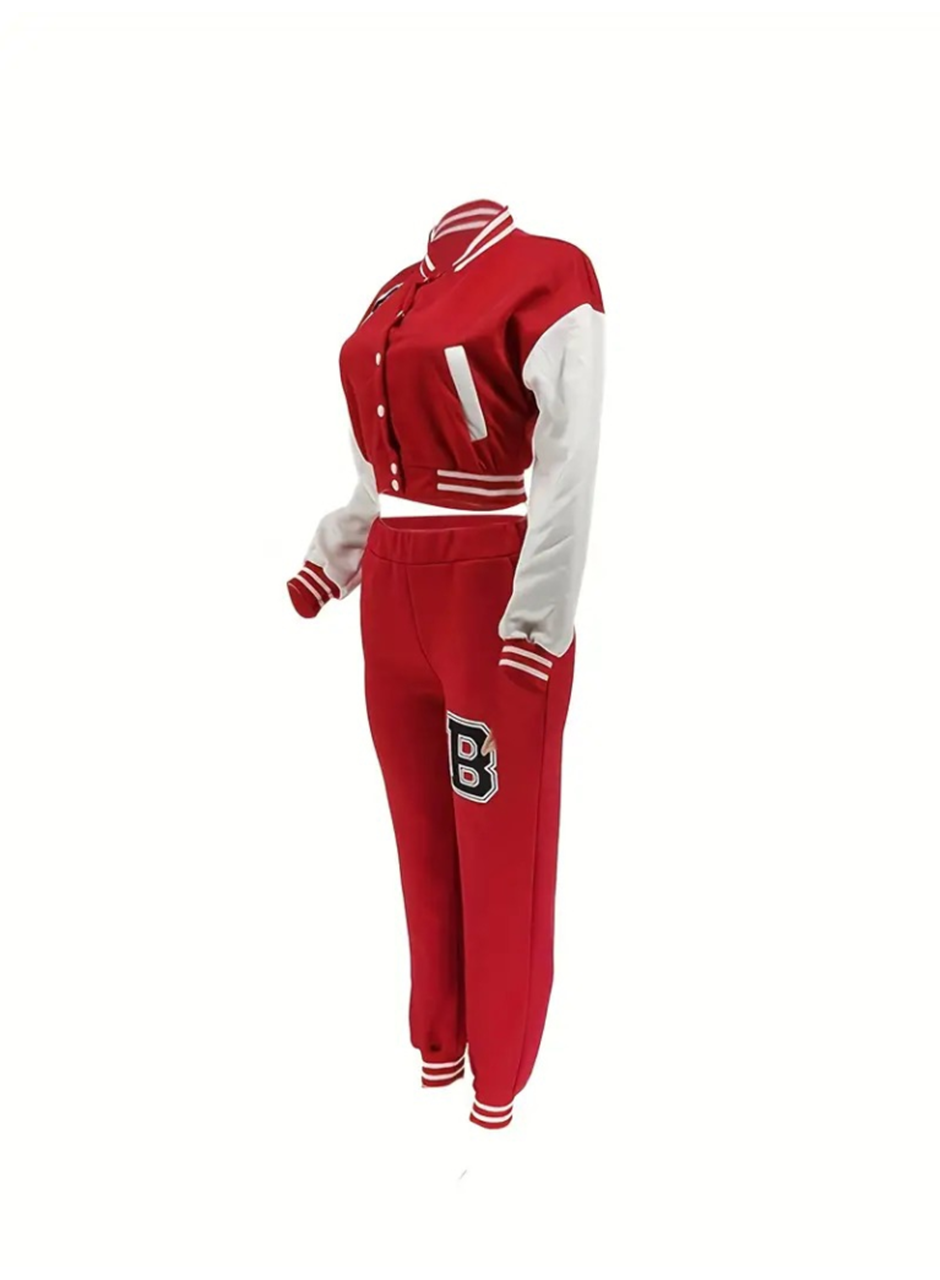 Kadın Uzun Kollu Hakim Yaka önden Düğmeli Ceket Pantolon şardonlu Iki Iplik Ikili Takım