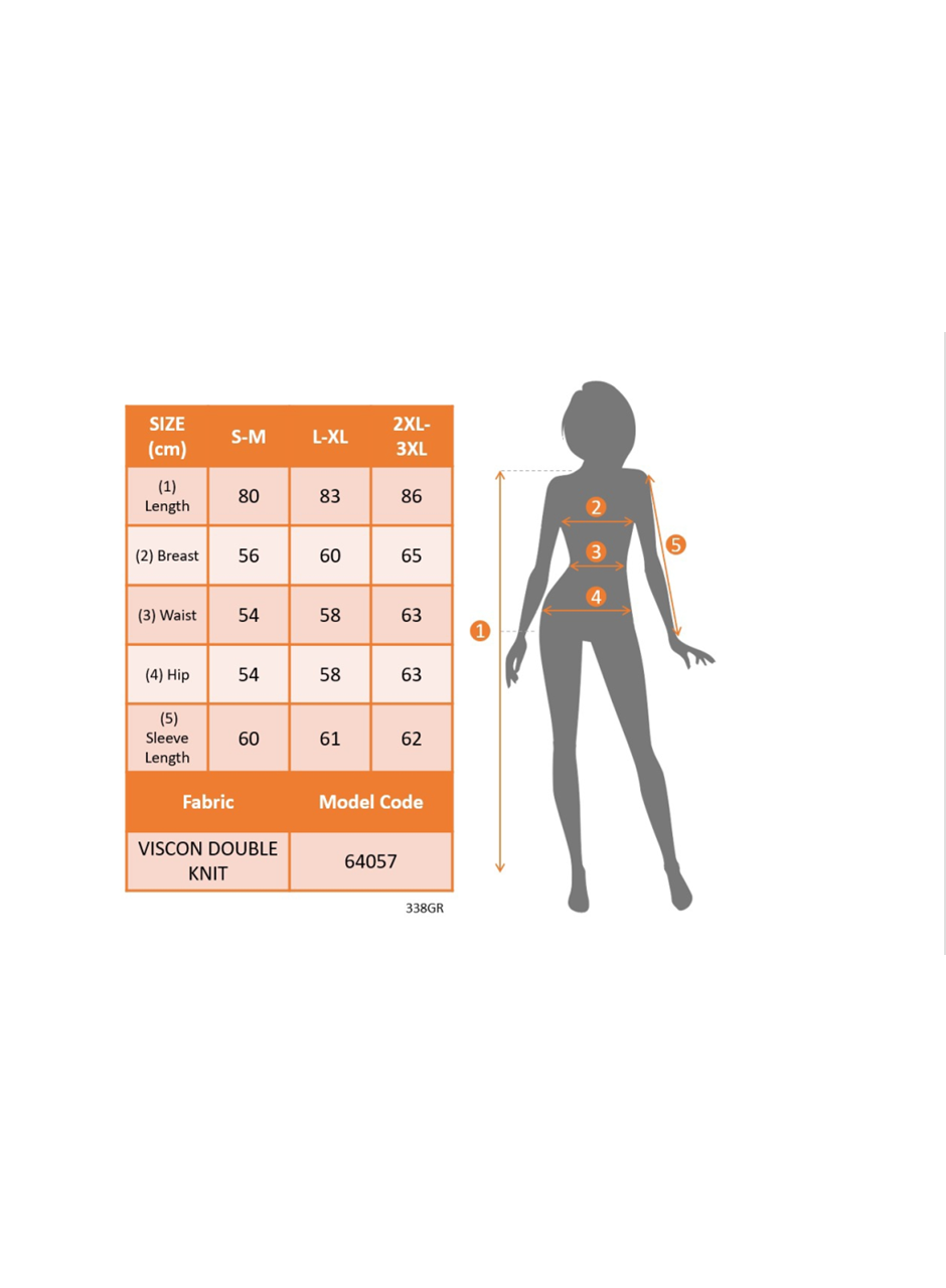 Kadın Uzun Kollu Bisiklet Yaka Desenli Viskon Iki Iplik Elbise