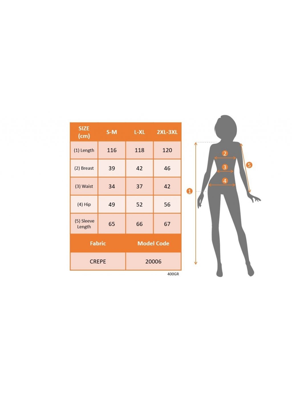 Kadın Uzun Kollu Göğüs Ve Sırt Dekolteli Krep Midi Boy Elbise