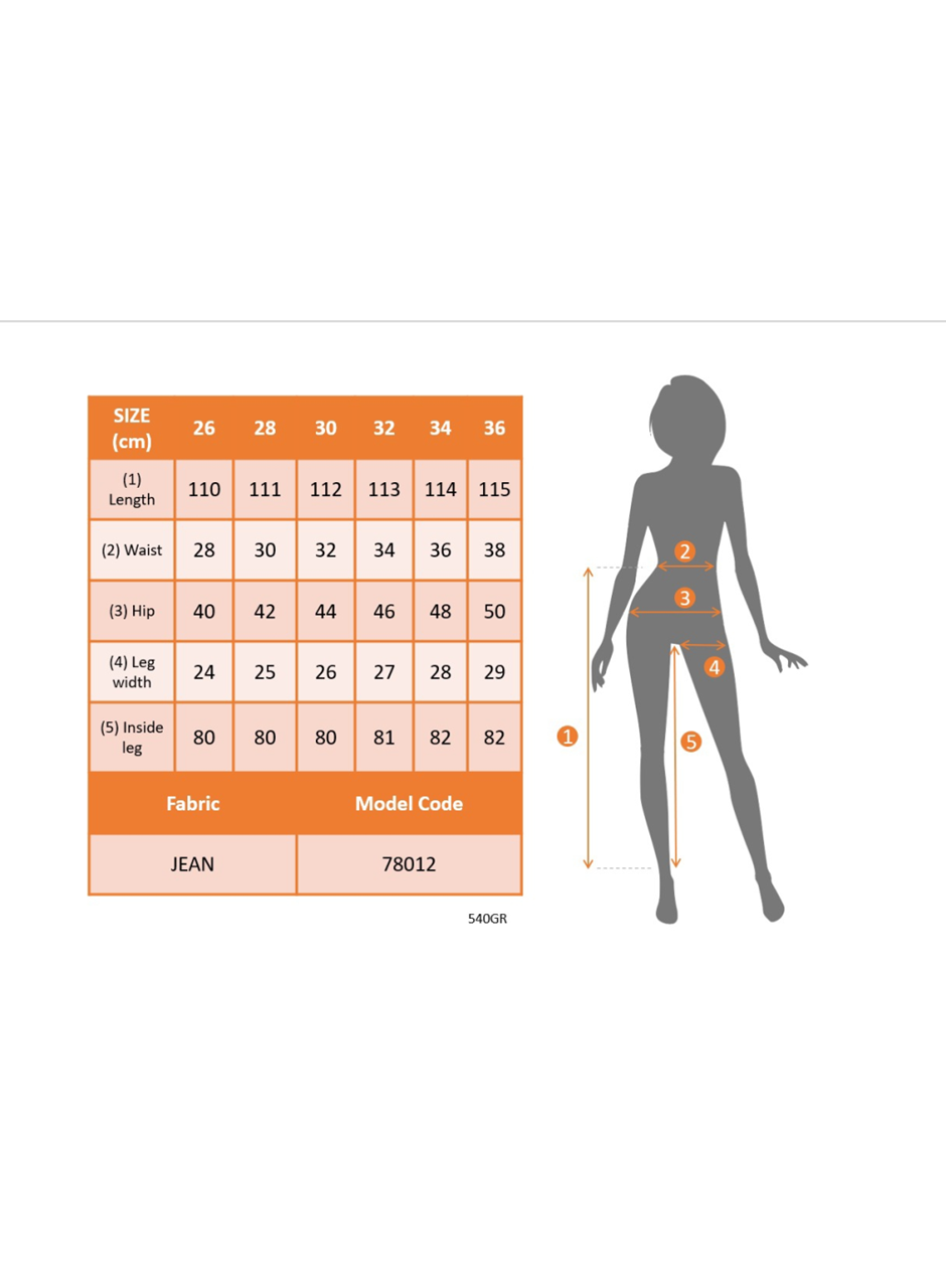 Kadın Yüksek Bel önden Düğmeli Cep Detay Ispanyol Paça Denim Pantolon