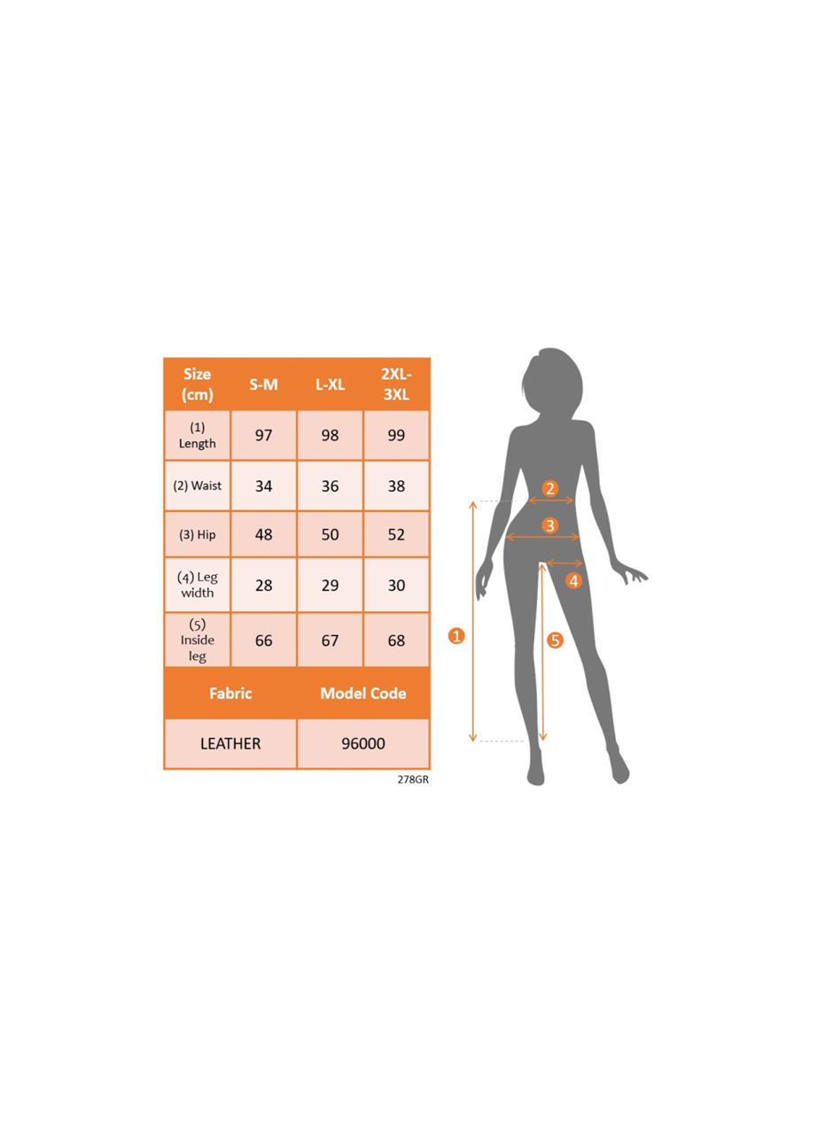 Kadın Yüksek Bel önden Düğmeli Deri Pantolon