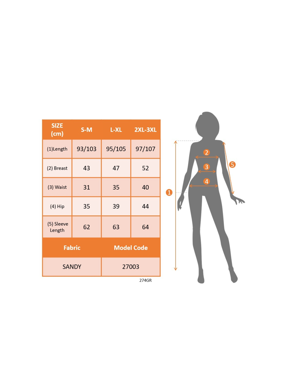 Kadın Uzun Kollu Derin Kruvaze Yakalı Büzgülü Sandy Midi Elbise