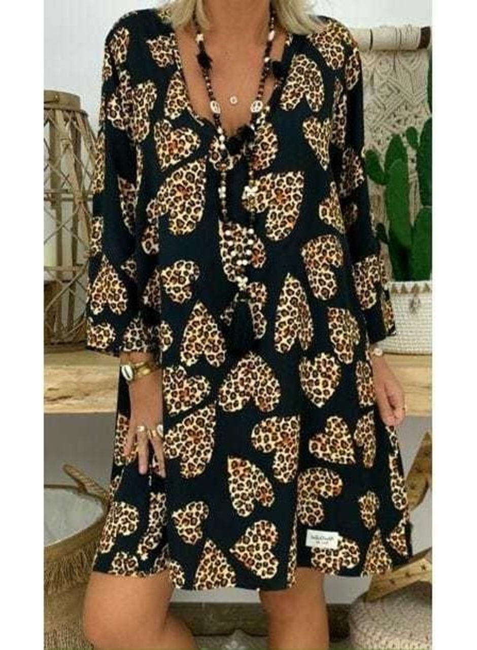 Kadın Uzun Kollu V Yaka Uzun Kol Mikro Midi Boy Elbise