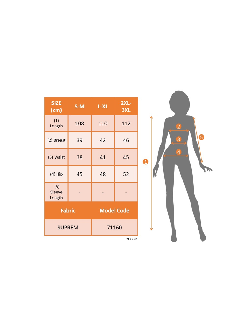 Kadın çok Renkli Yırtmaçlı Dizde Süprem Elbise