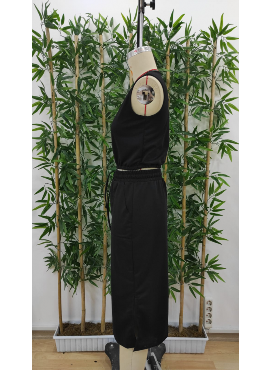 Kadın Iki Iplik Crop Etek Ikili Takım