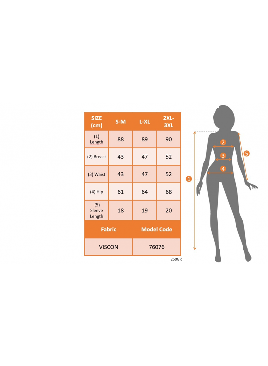 Kadın Kısa Kollu V Yaka önü Düğmeli Viskon Elbise