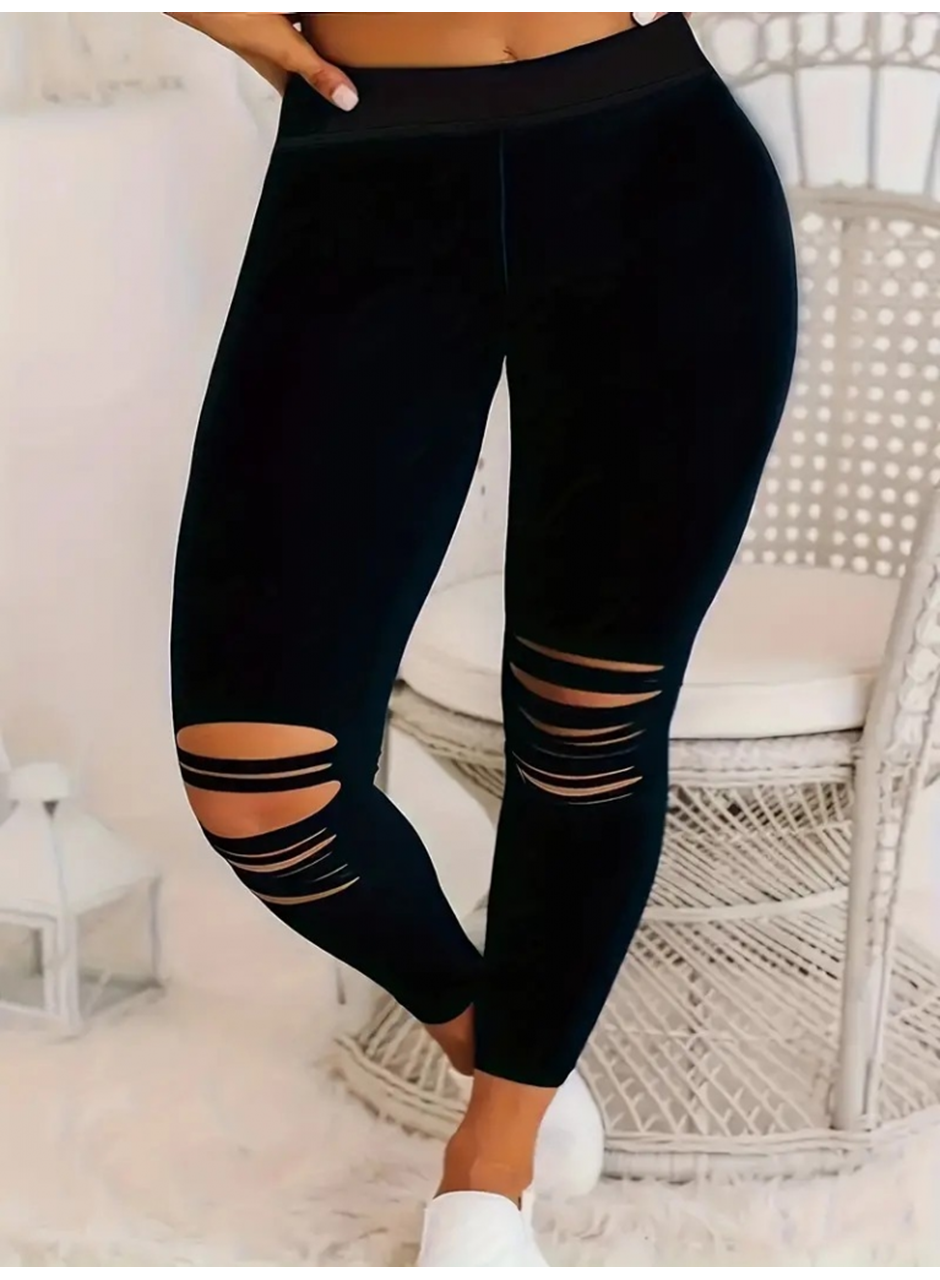 Kadın Dizleri Kesik Dalgıç Tayt