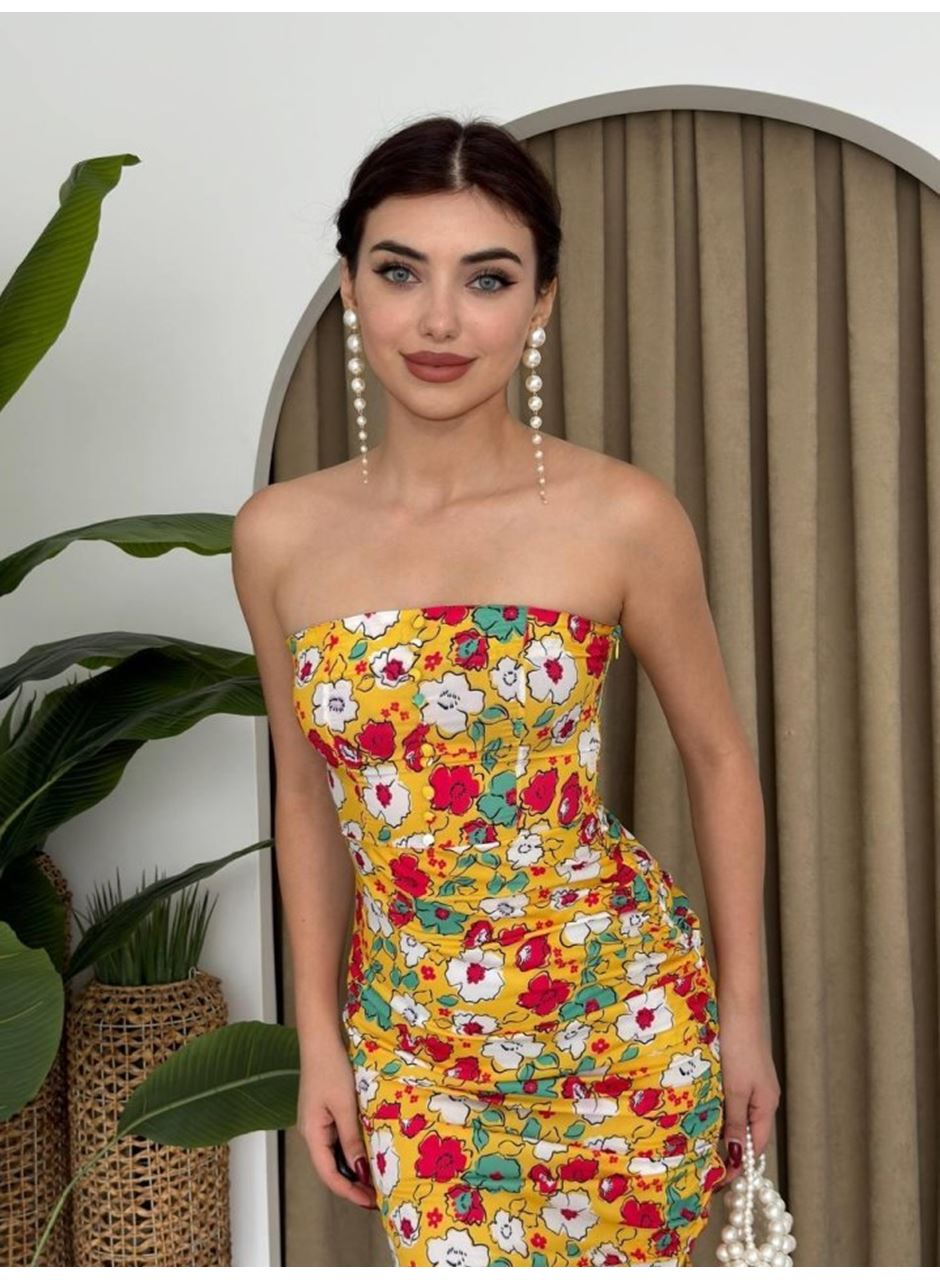 Emelıe Straplez Elbise