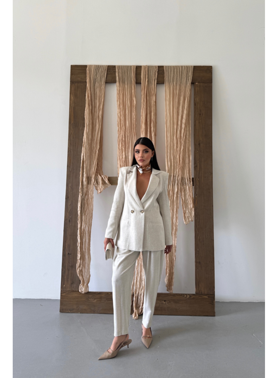 KETEN CEKET - PANTOLON TAKIM - Ham