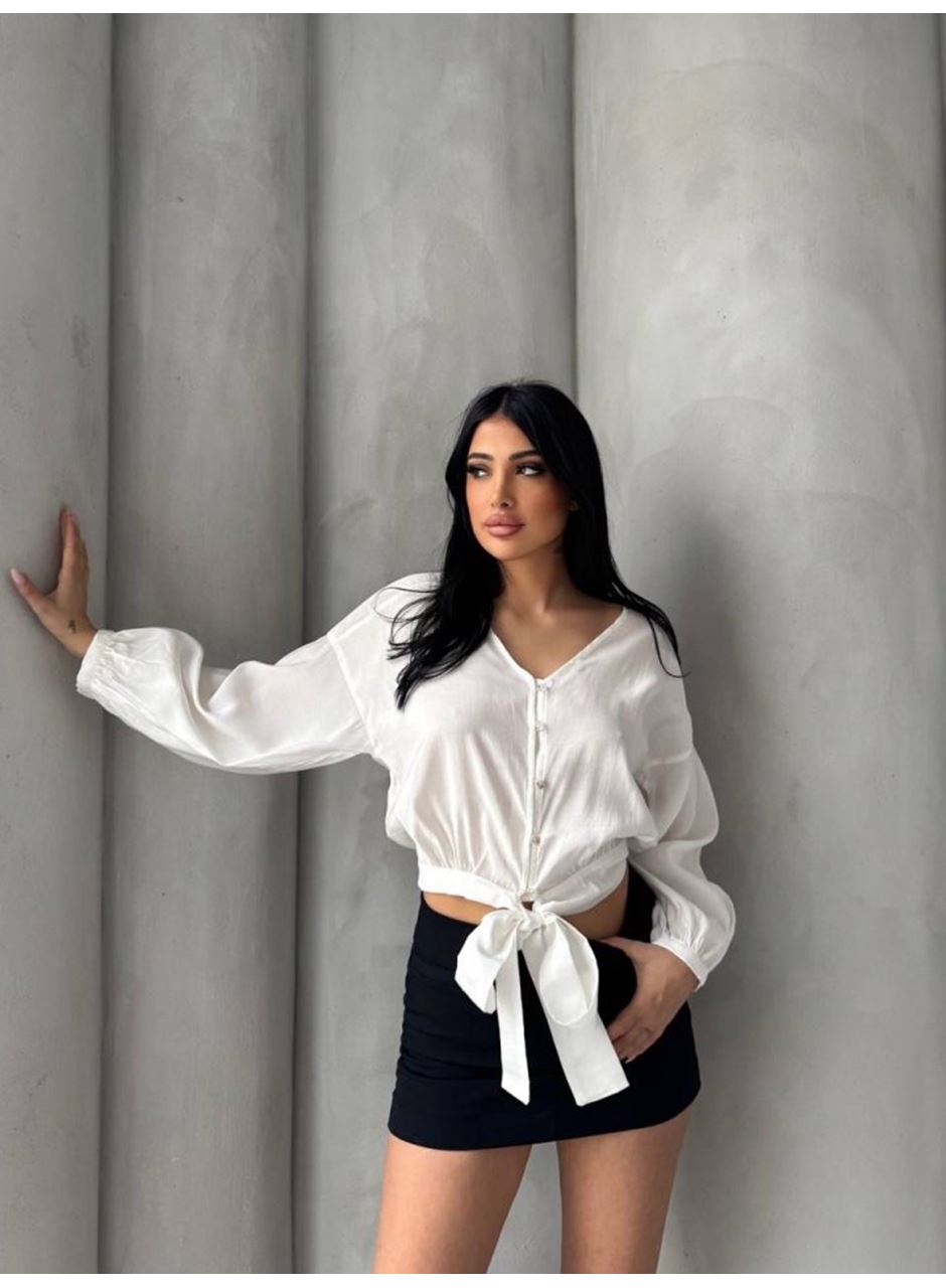 Bağlama Detaylı Gömlek
