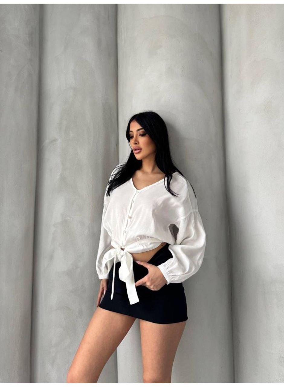 Bağlama Detaylı Gömlek