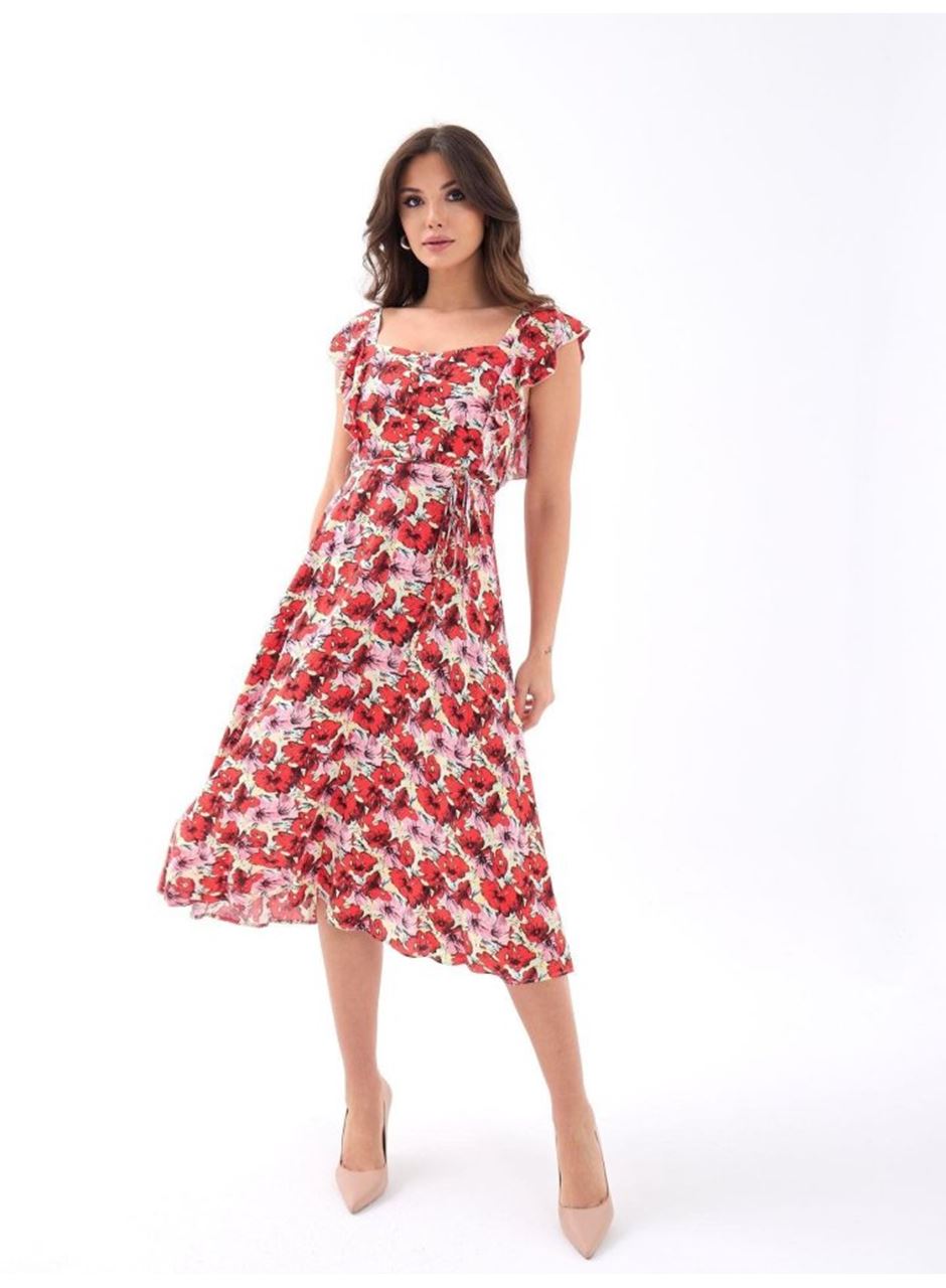 5370 ELBİSE-KIRMIZI