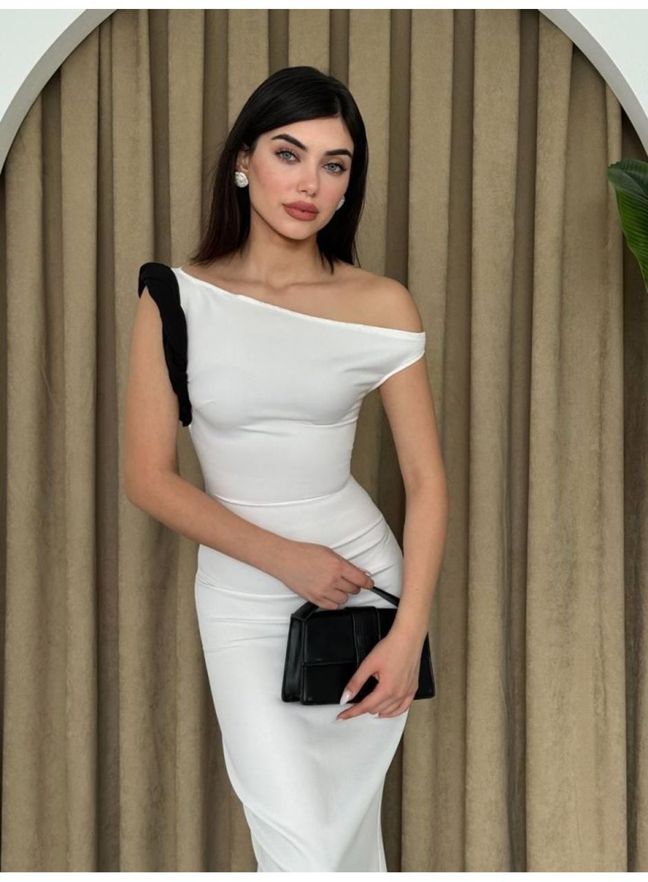 Jovani Omuz Detaylı Elbise